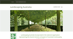 Desktop Screenshot of landscapingaustralia.com.au